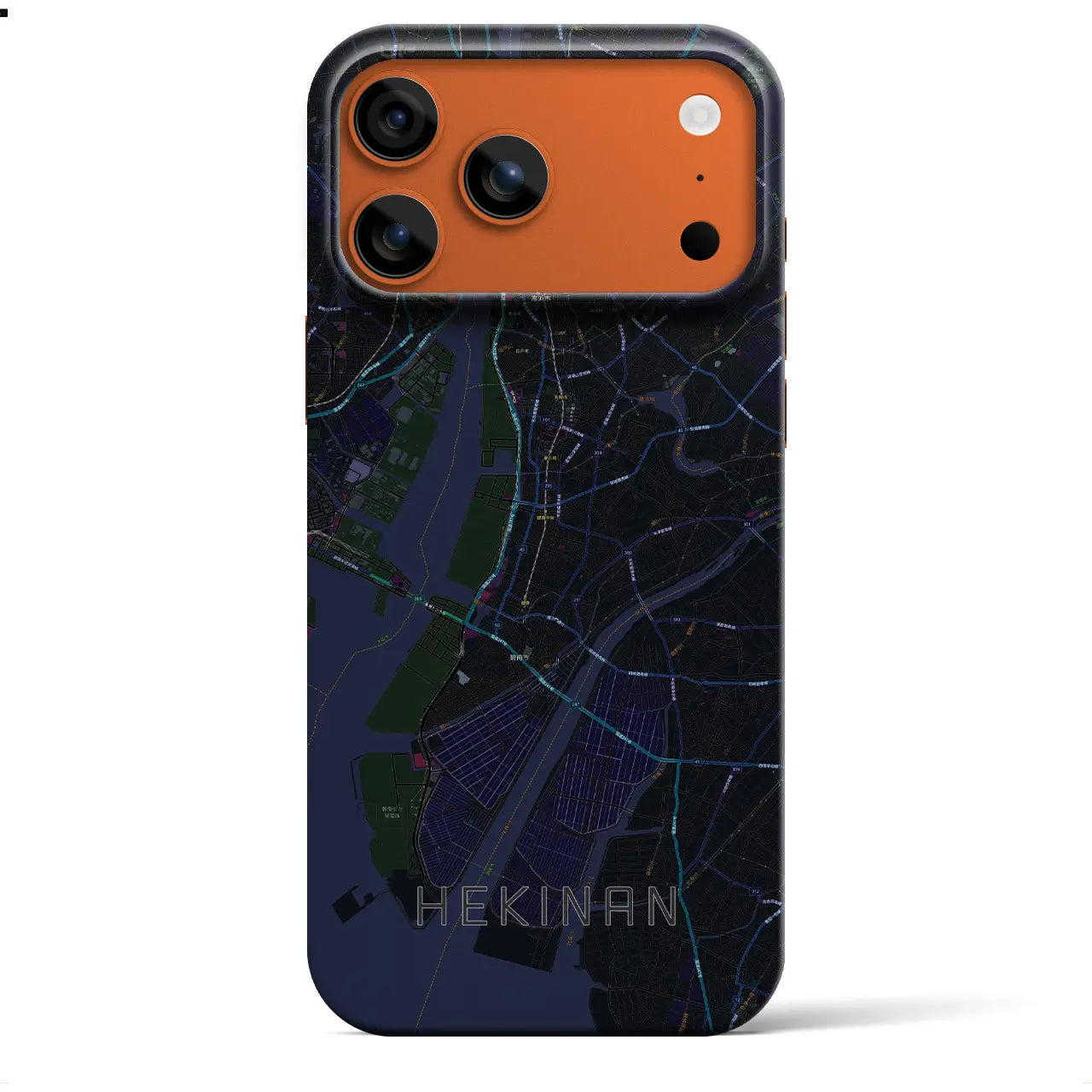 【碧南(愛知県)】地図柄iPhoneケース(バックカバータイプ)