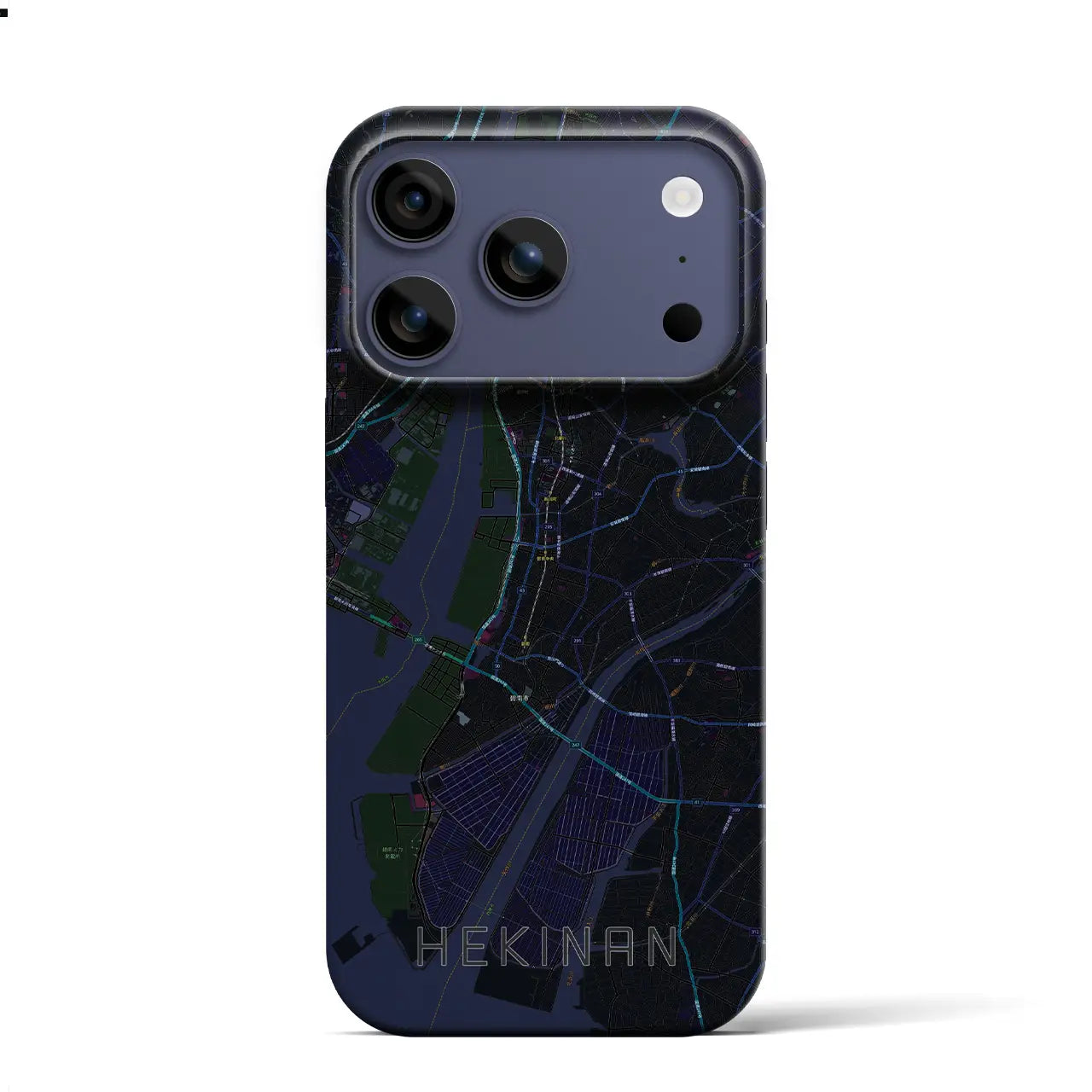 【碧南(愛知県)】地図柄iPhoneケース(バックカバータイプ)