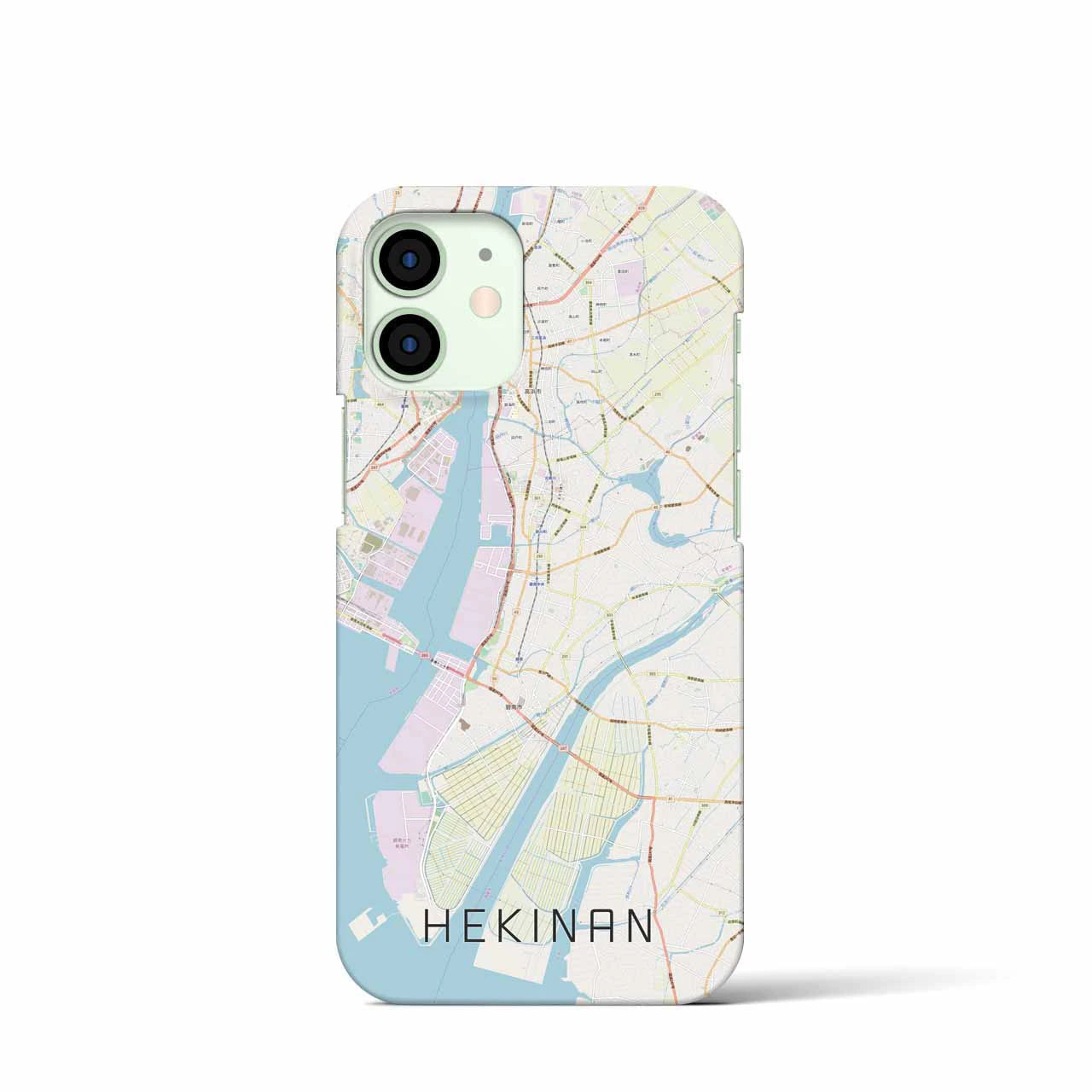 【碧南(愛知県)】地図柄iPhoneケース(バックカバータイプ)