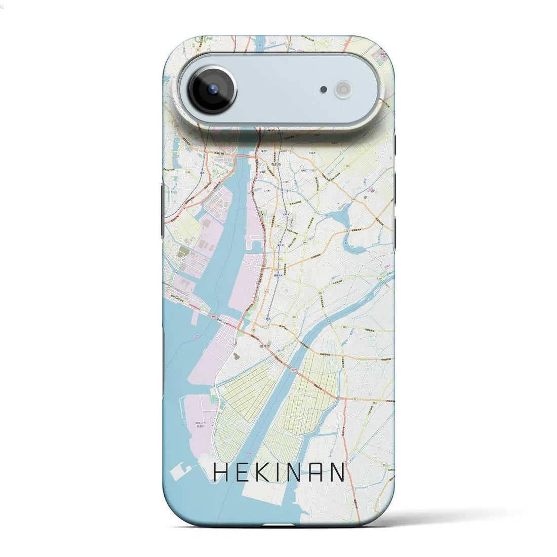 【碧南(愛知県)】地図柄iPhoneケース(バックカバータイプ)ナチュラル・iPhone 17 Pro Max 用