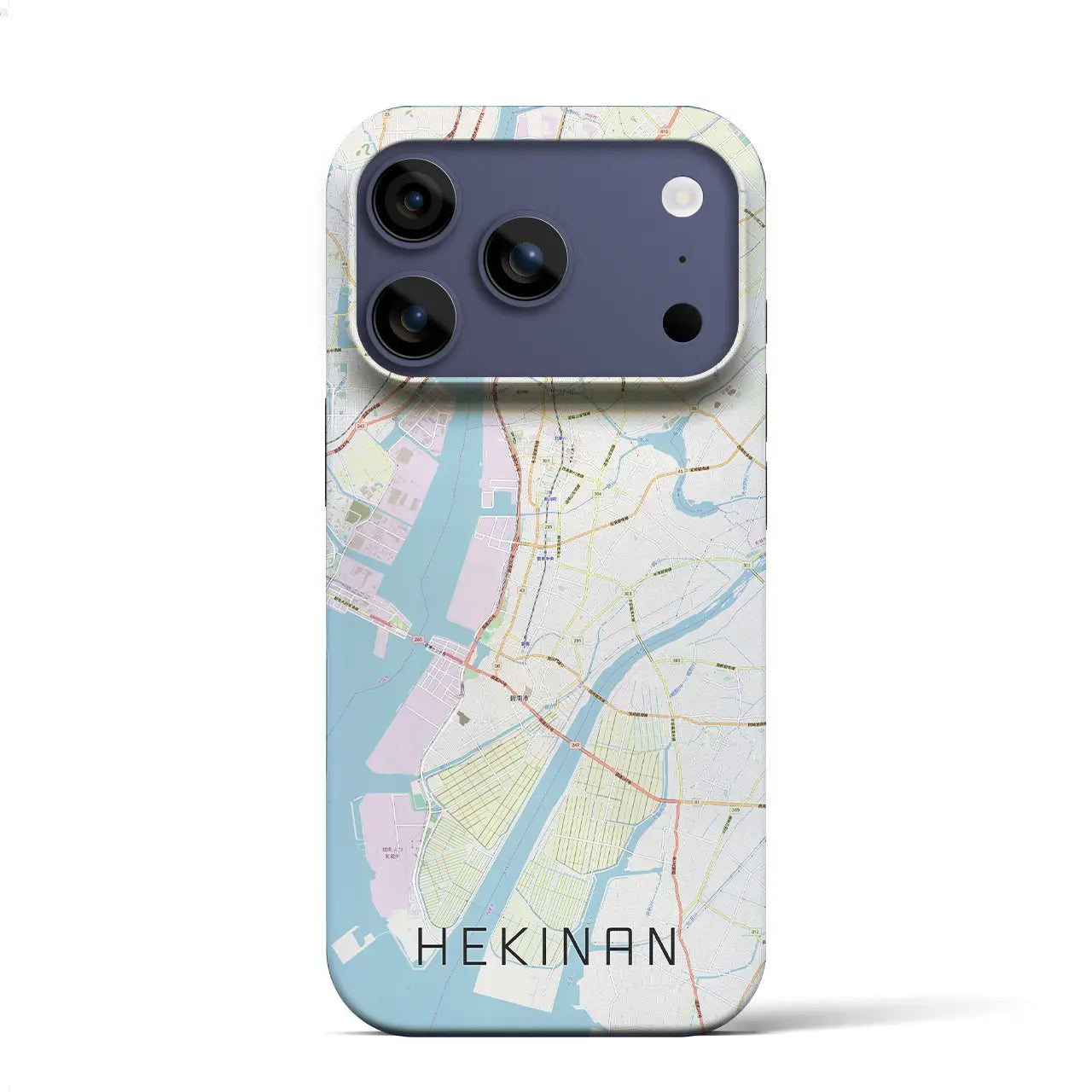 【碧南(愛知県)】地図柄iPhoneケース(バックカバータイプ)