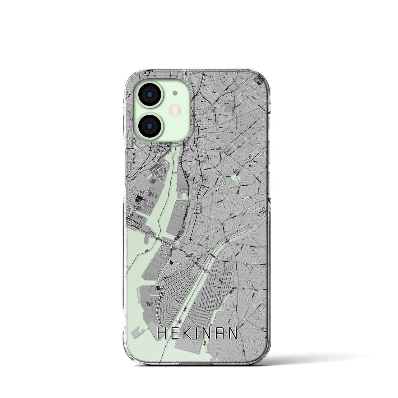 【碧南(愛知県)】地図柄iPhoneケース(クリアタイプ)