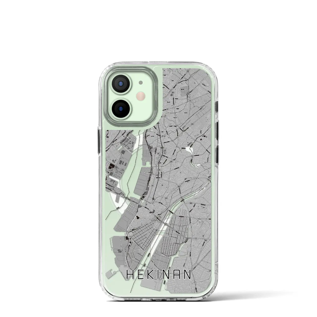 【碧南(愛知県)】地図柄iPhoneケース(MagSafeタイプ)