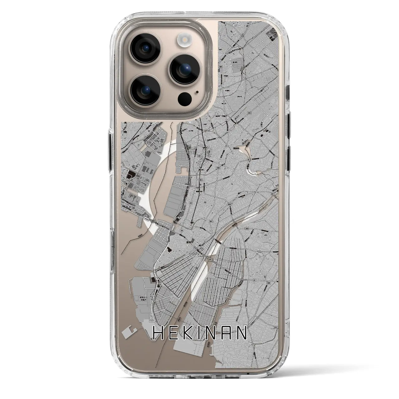 【碧南(愛知県)】地図柄iPhoneケース(MagSafeタイプ)