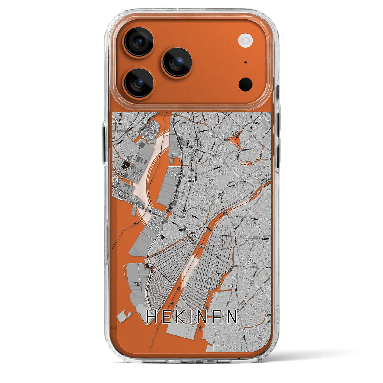 【碧南(愛知県)】地図柄iPhoneケース(MagSafeタイプ)