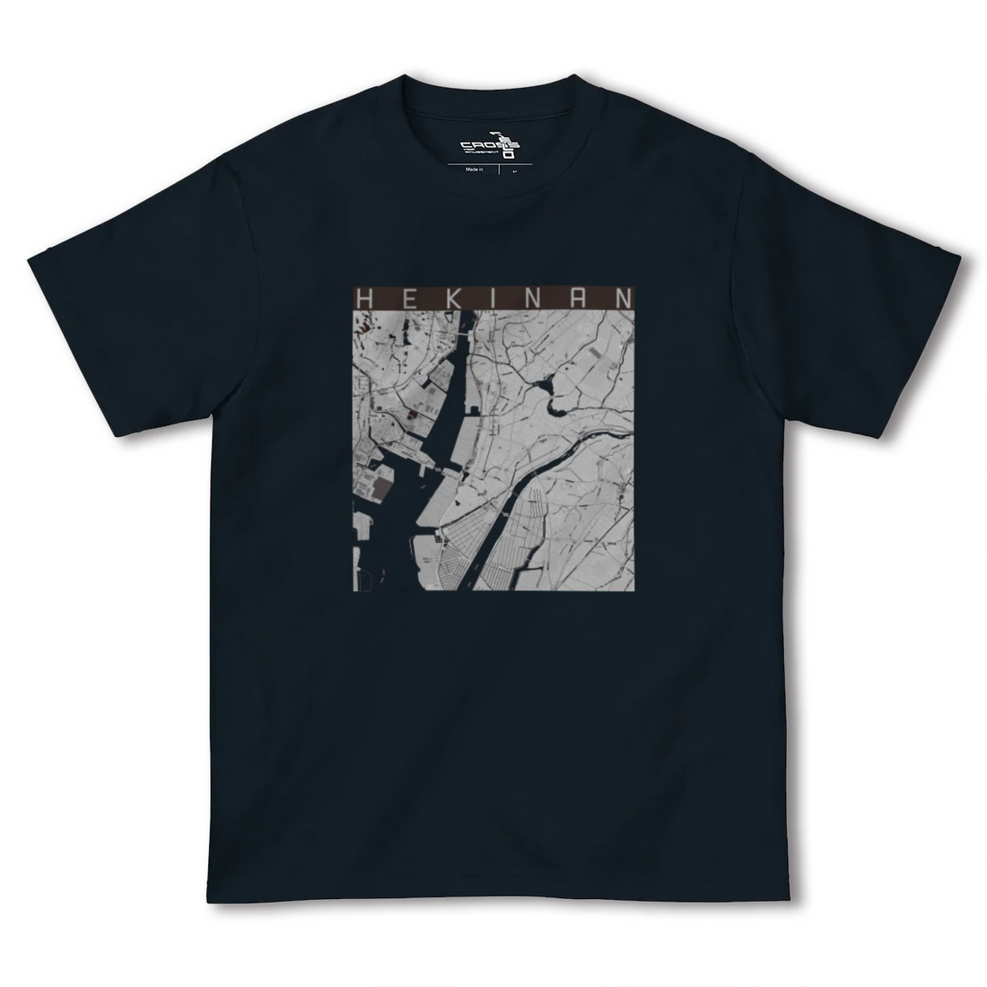 【碧南(愛知県)】地図柄ヘビーウェイトTシャツ