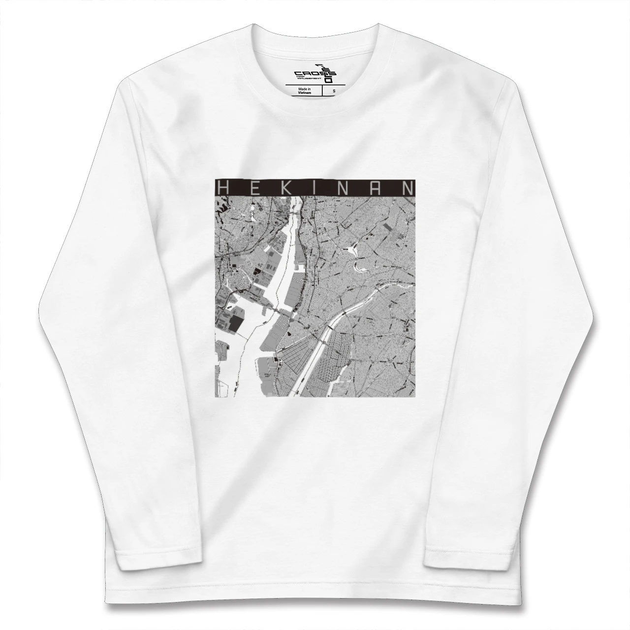 【碧南(愛知県)】地図柄ロングスリーブTシャツ
