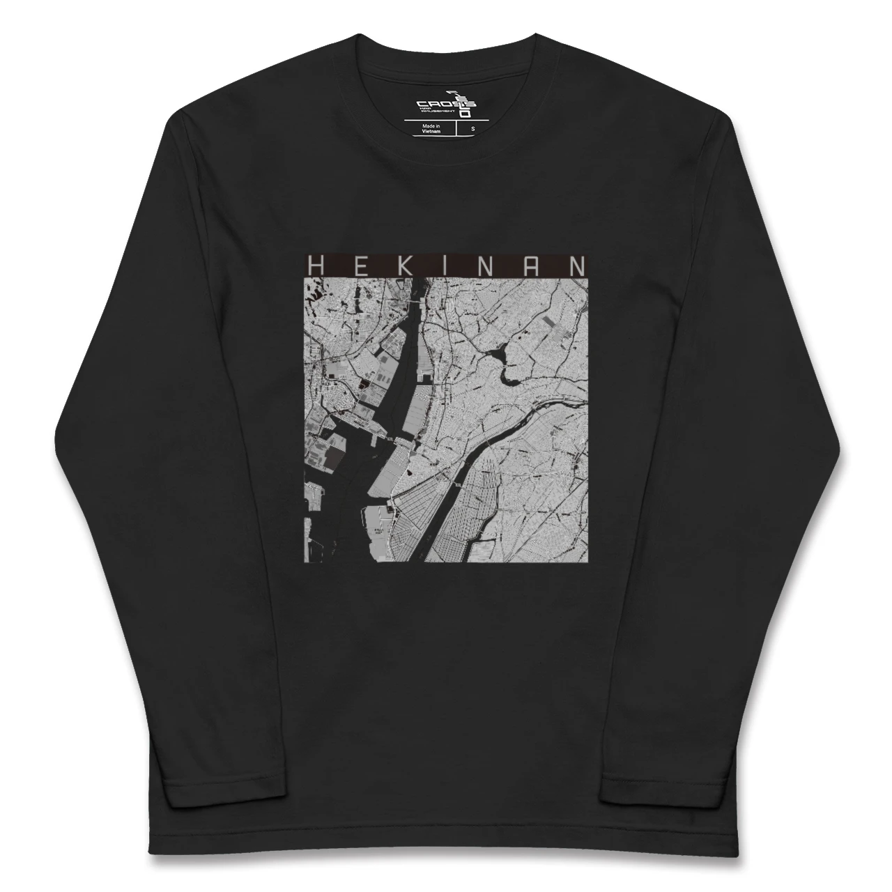 【碧南(愛知県)】地図柄ロングスリーブTシャツ