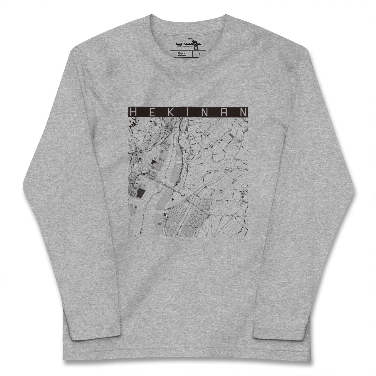 【碧南(愛知県)】地図柄ロングスリーブTシャツ