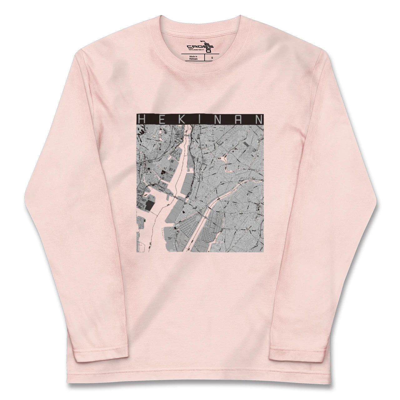 【碧南(愛知県)】地図柄ロングスリーブTシャツ