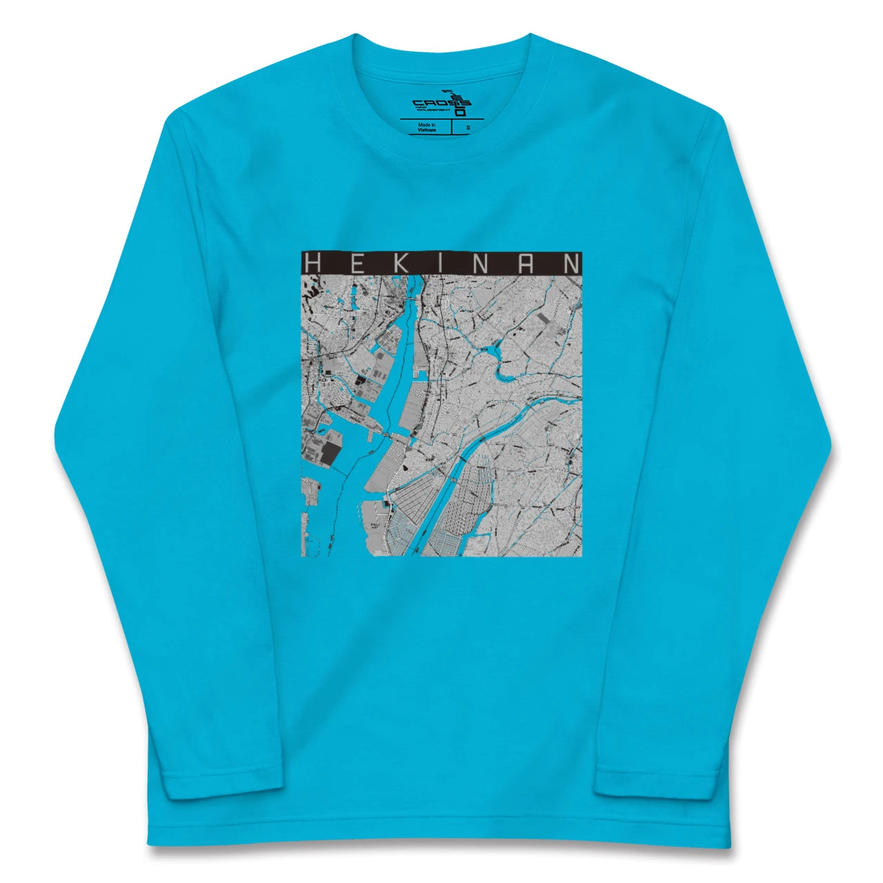 【碧南(愛知県)】地図柄ロングスリーブTシャツ