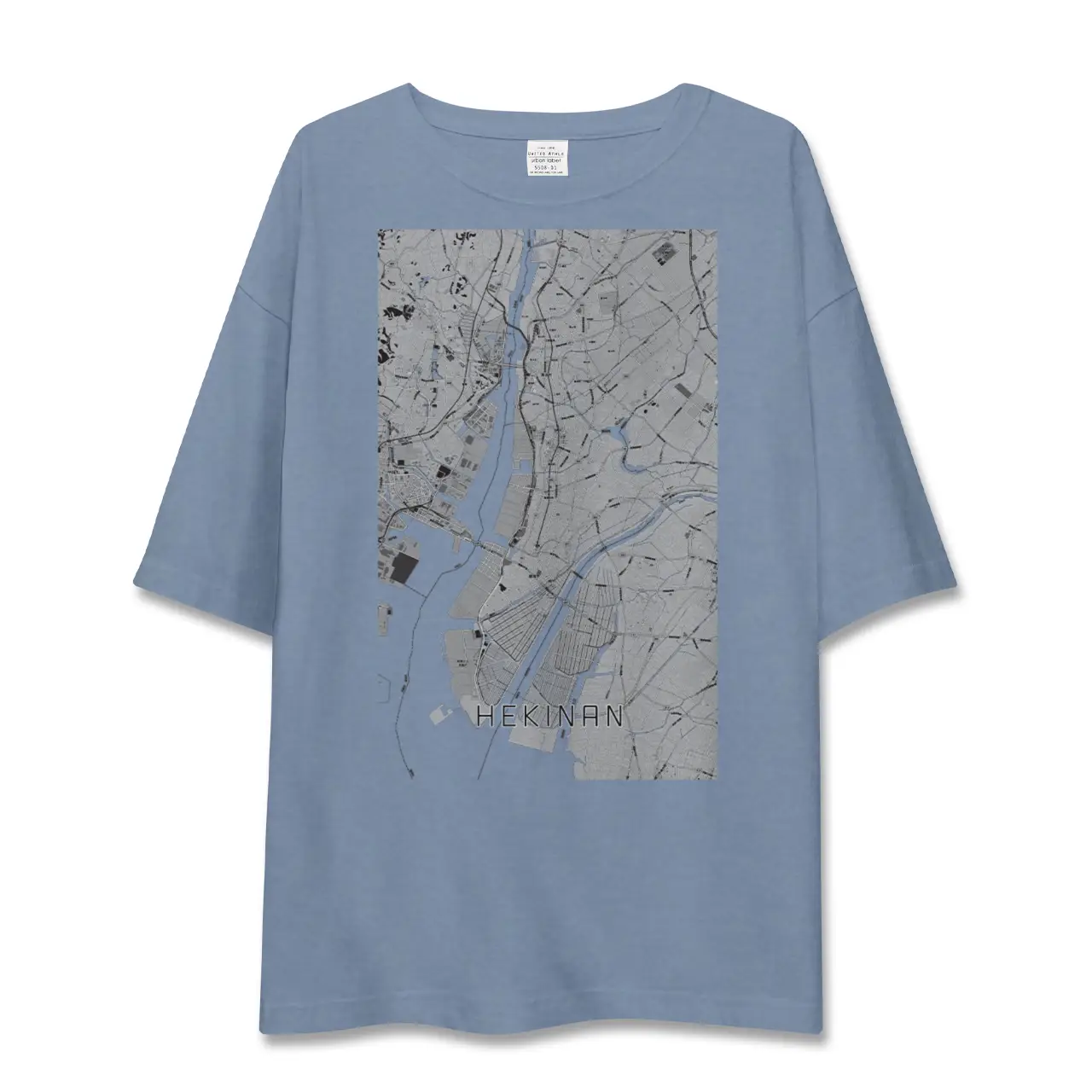 【碧南(愛知県)】地図柄ビッグシルエットTシャツ