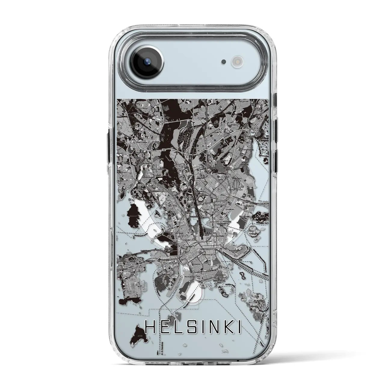 【ヘルシンキ(フィンランド)】地図柄iPhoneケース(MagSafeタイプ)