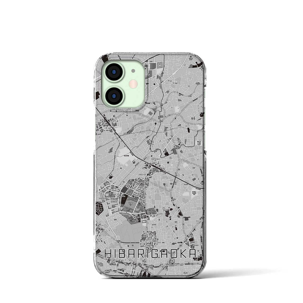 【ひばりヶ丘(東京都)】地図柄iPhoneケース(クリアタイプ)