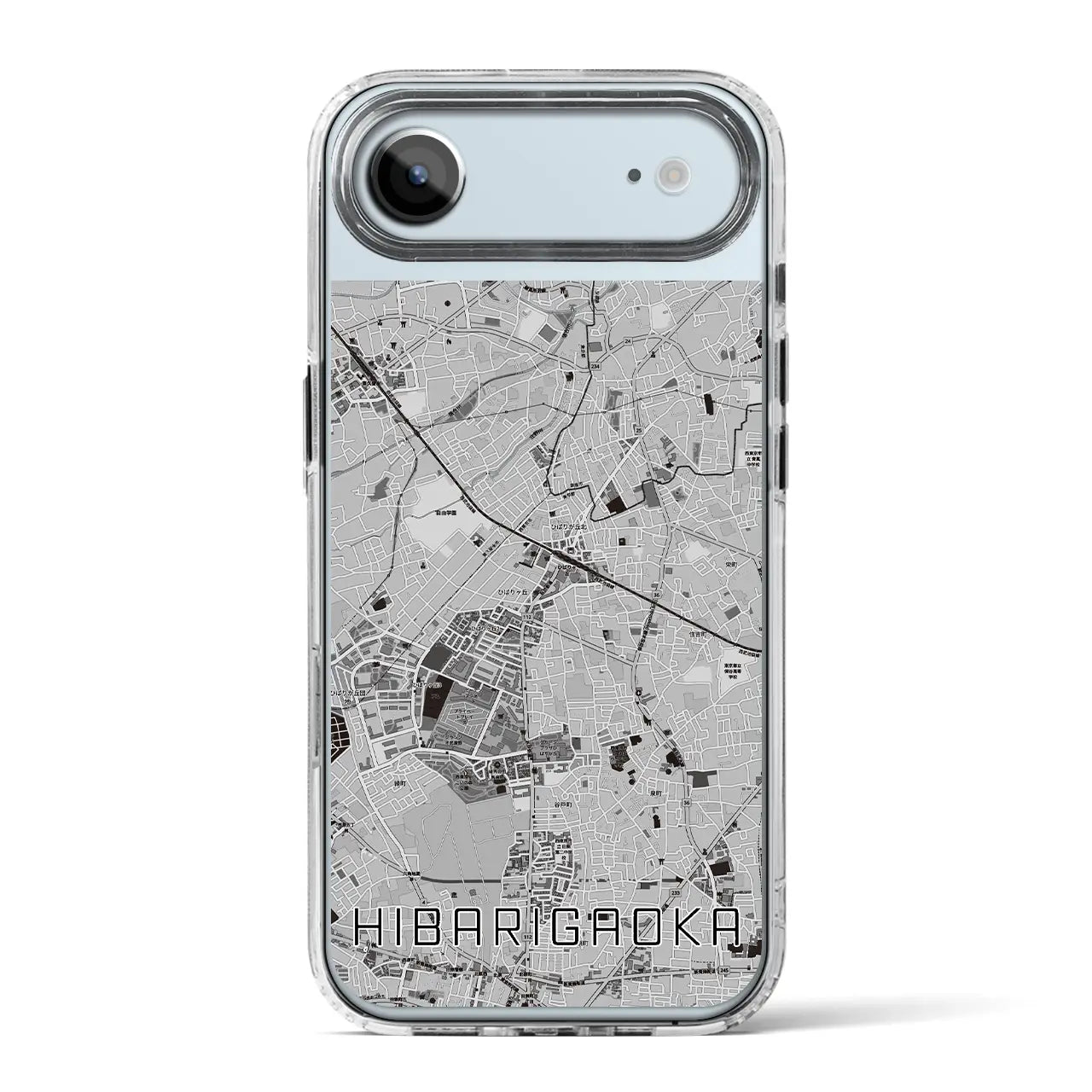 【ひばりヶ丘(東京都)】地図柄iPhoneケース(MagSafeタイプ)