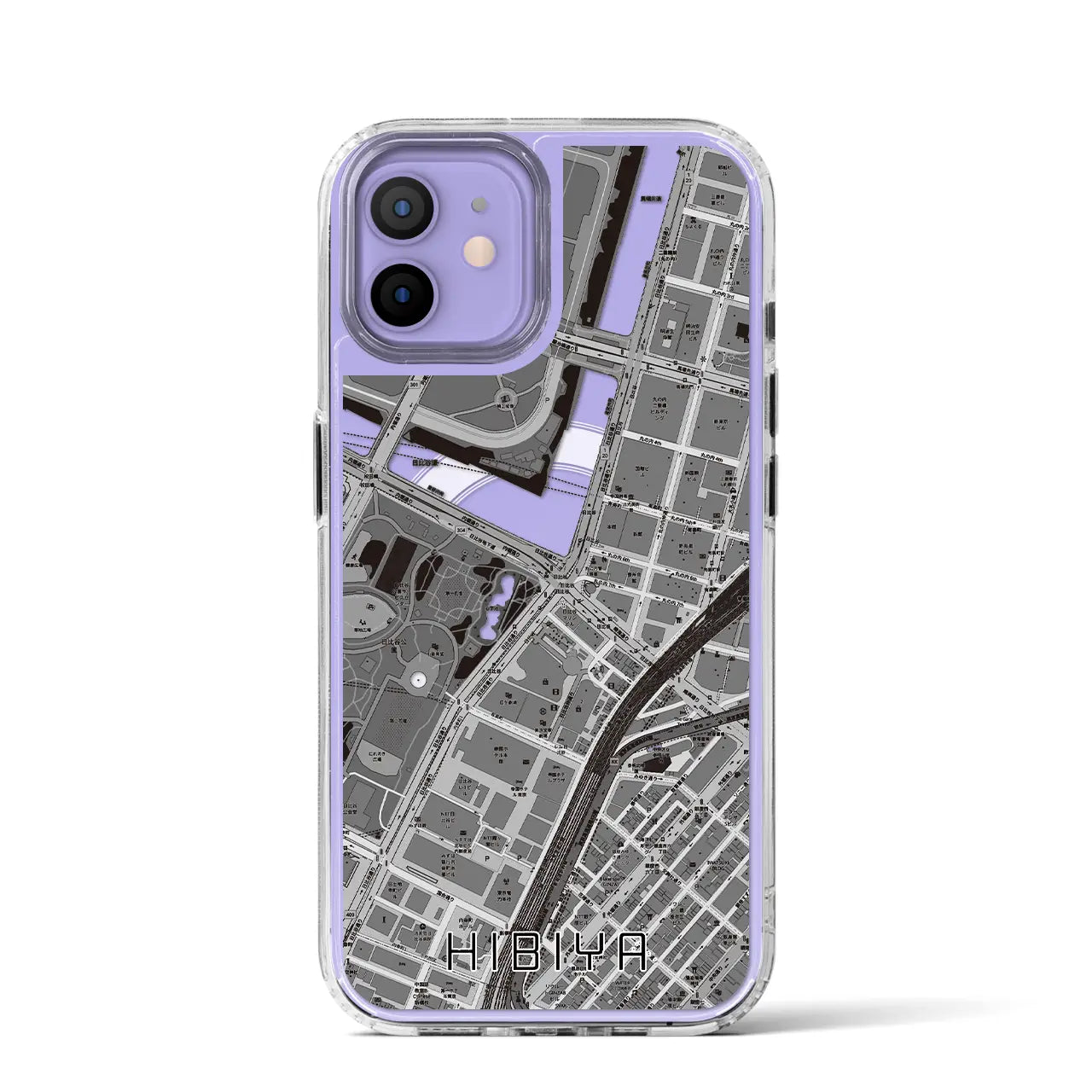 【日比谷(東京都)】地図柄iPhoneケース(MagSafeタイプ)