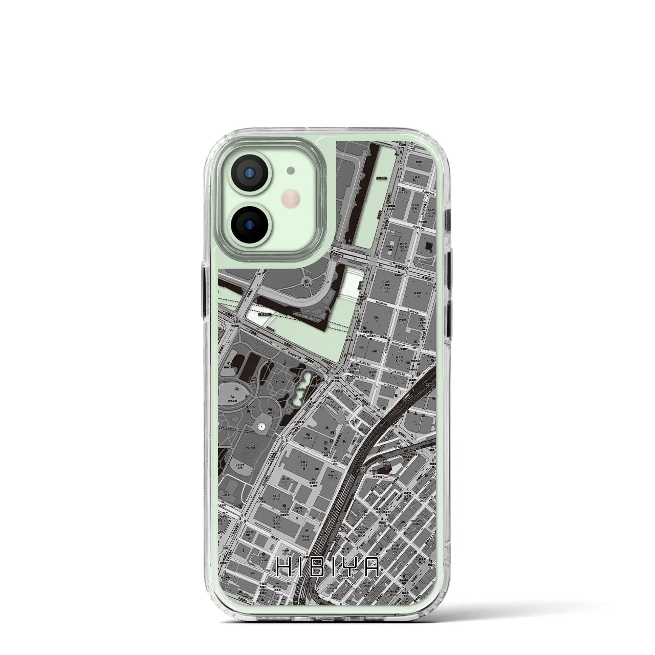 【日比谷(東京都)】地図柄iPhoneケース(MagSafeタイプ)