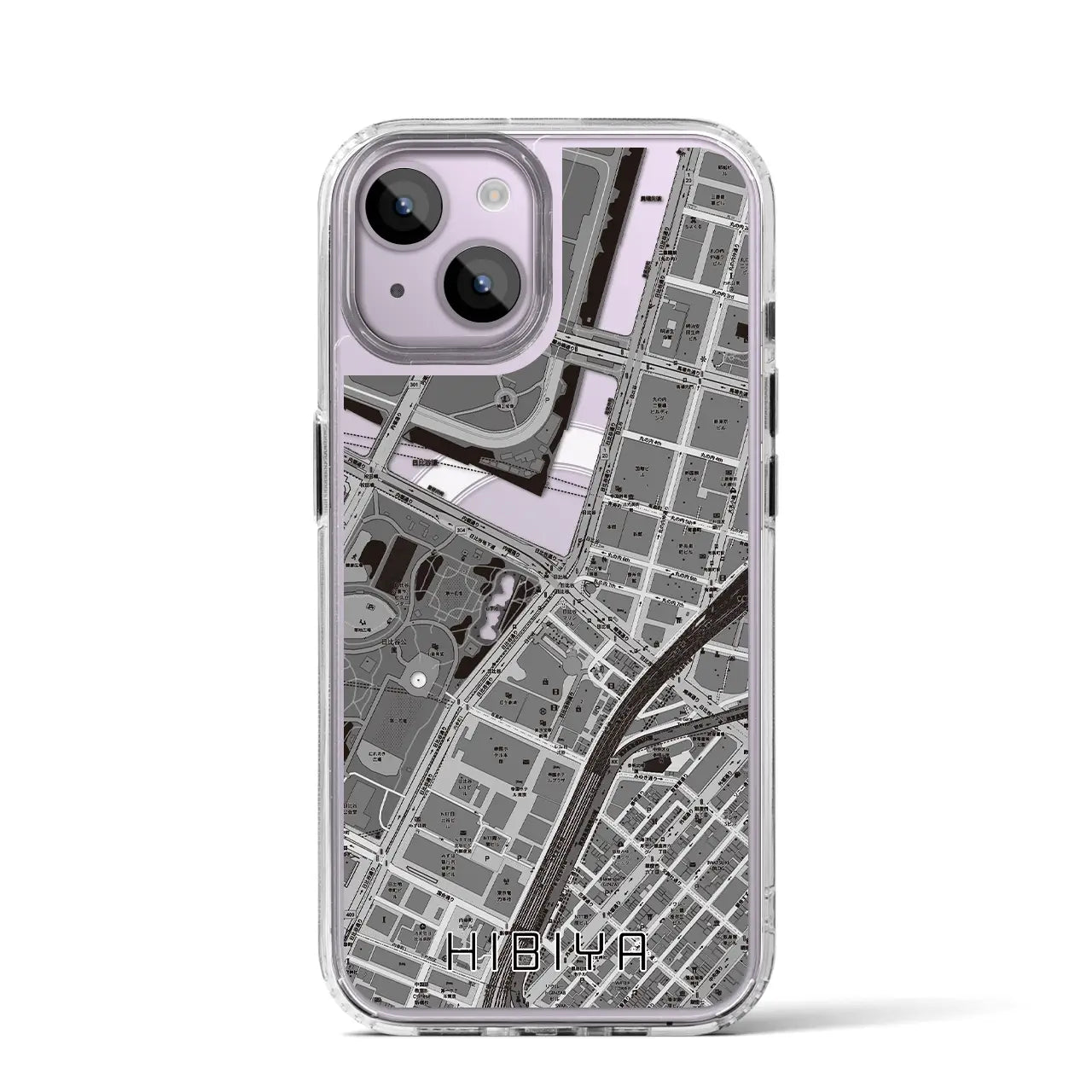 【日比谷(東京都)】地図柄iPhoneケース(MagSafeタイプ)