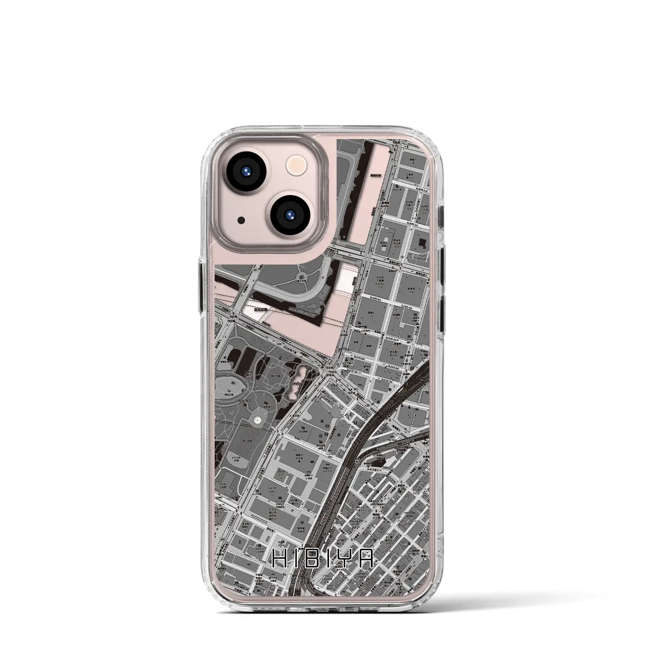 【日比谷(東京都)】地図柄iPhoneケース(MagSafeタイプ)