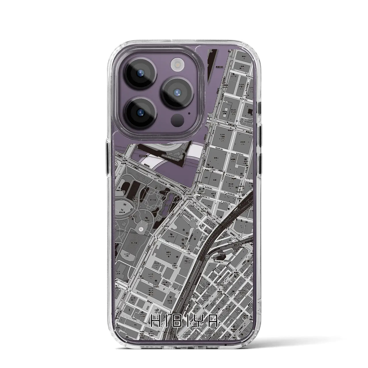 【日比谷(東京都)】地図柄iPhoneケース(MagSafeタイプ)
