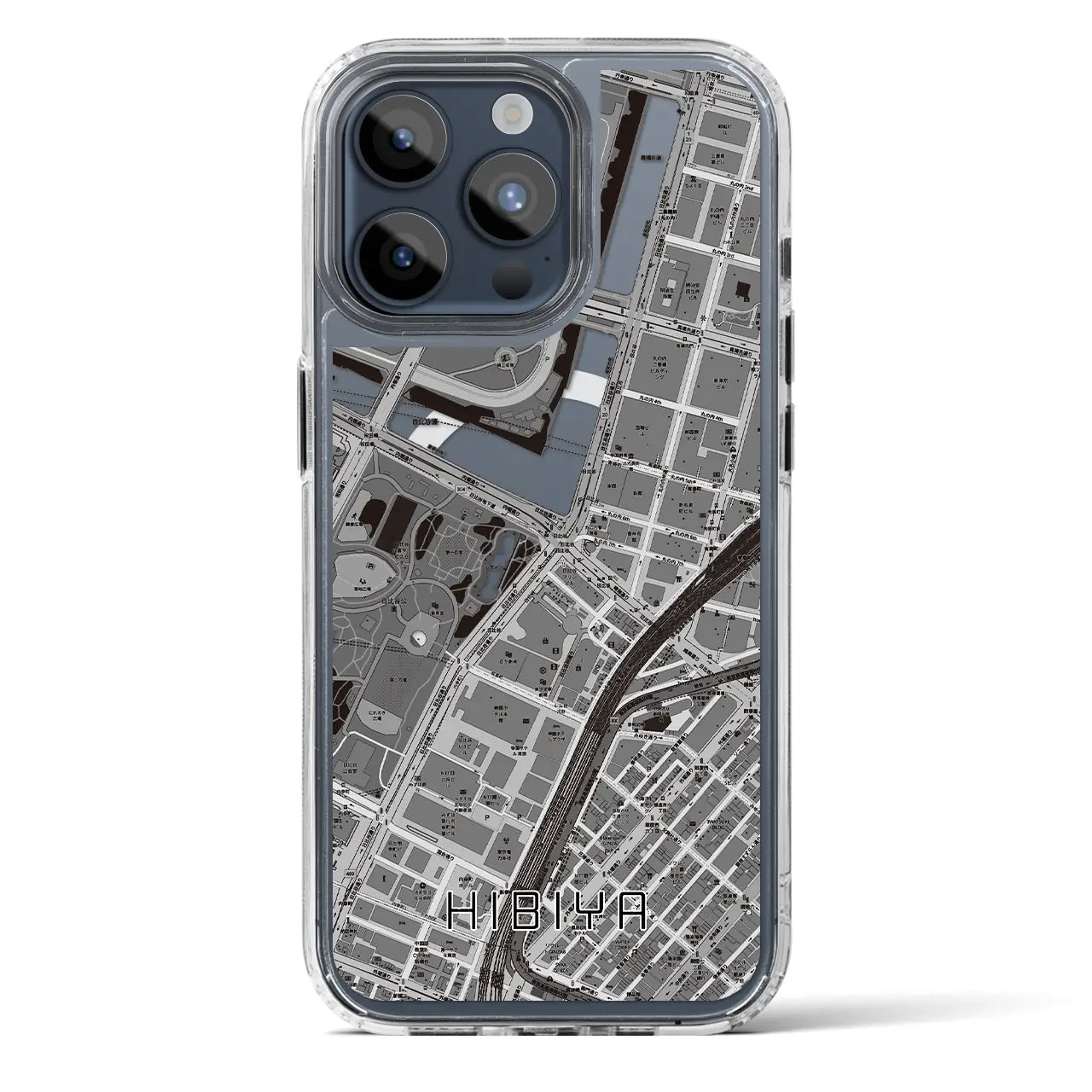 【日比谷(東京都)】地図柄iPhoneケース(MagSafeタイプ)