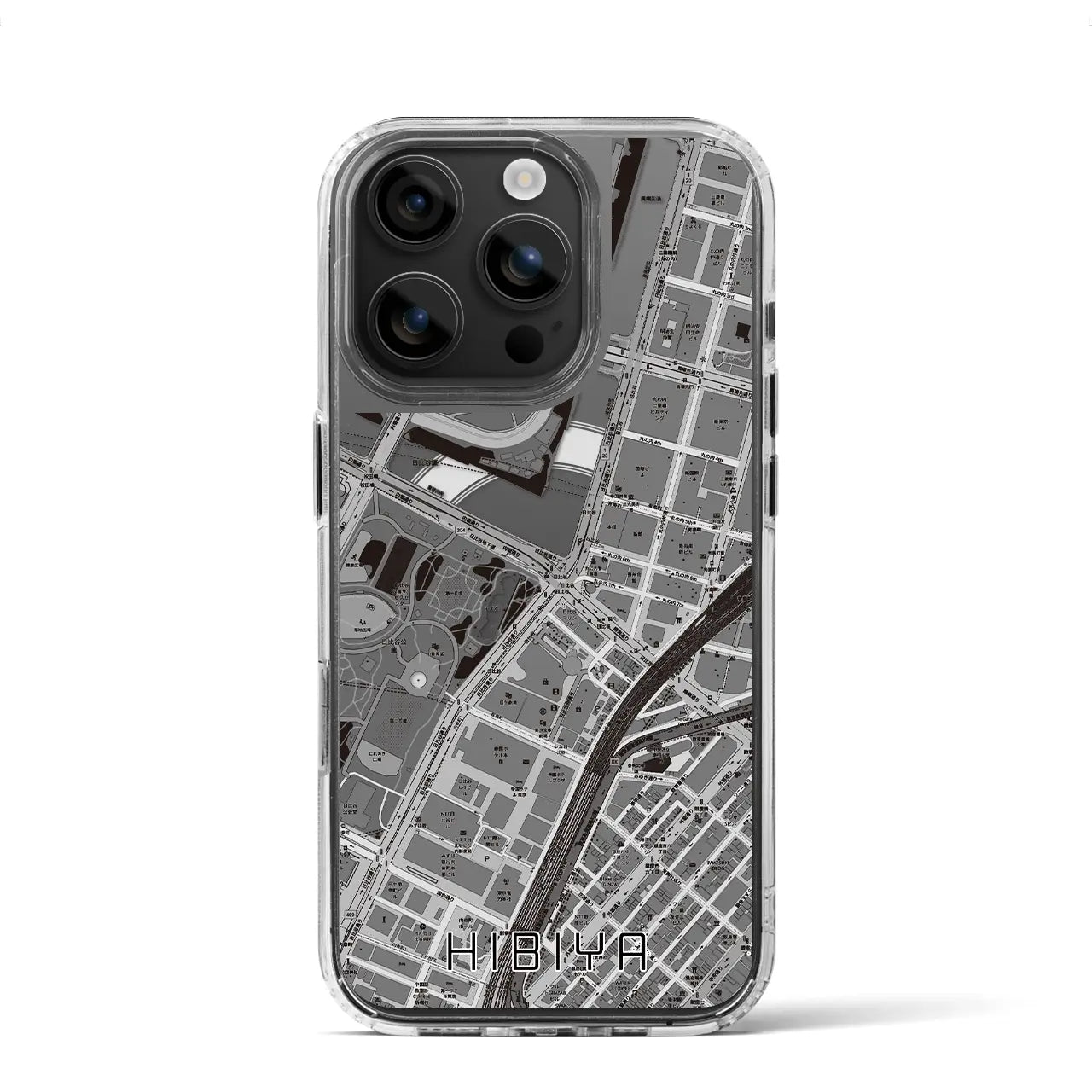 【日比谷(東京都)】地図柄iPhoneケース(MagSafeタイプ)