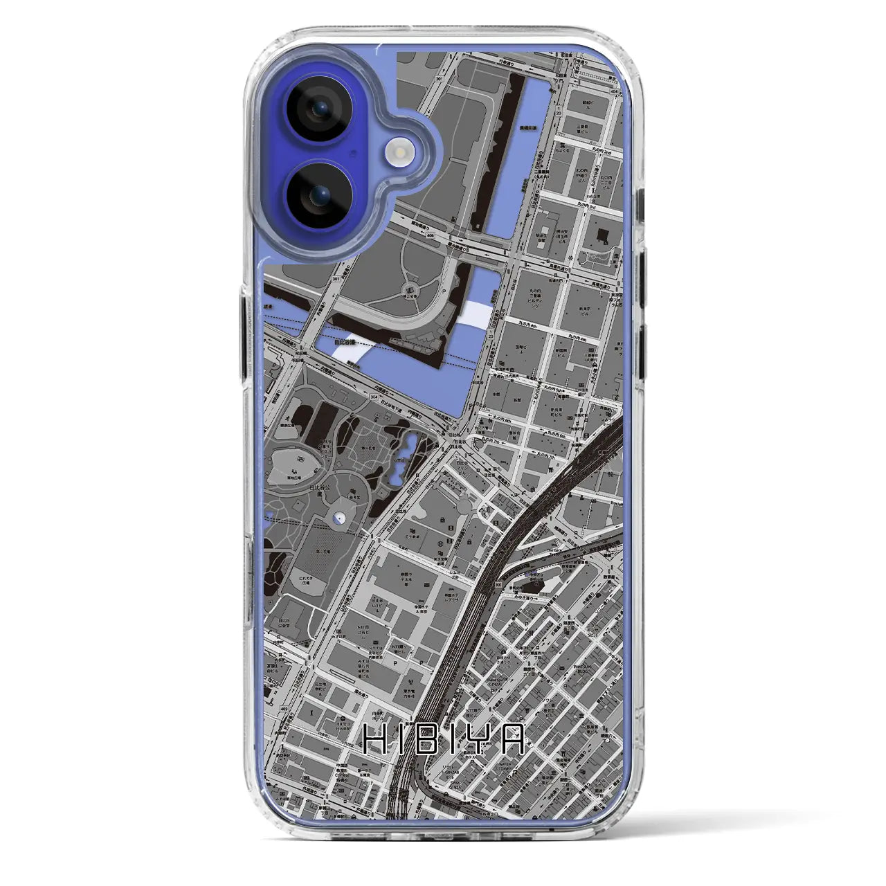 【日比谷(東京都)】地図柄iPhoneケース(MagSafeタイプ)