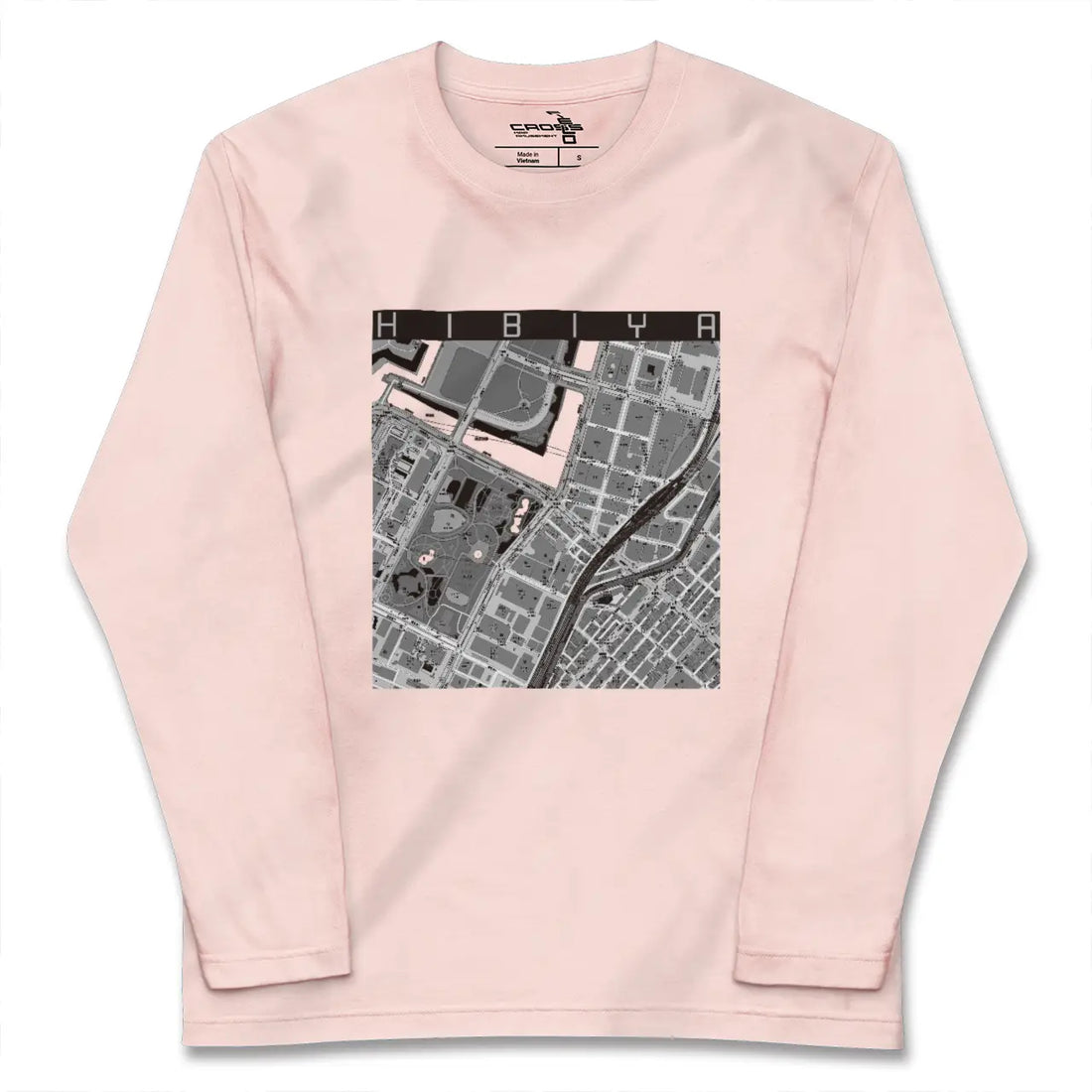 【日比谷(東京都)】地図柄ロングスリーブTシャツ