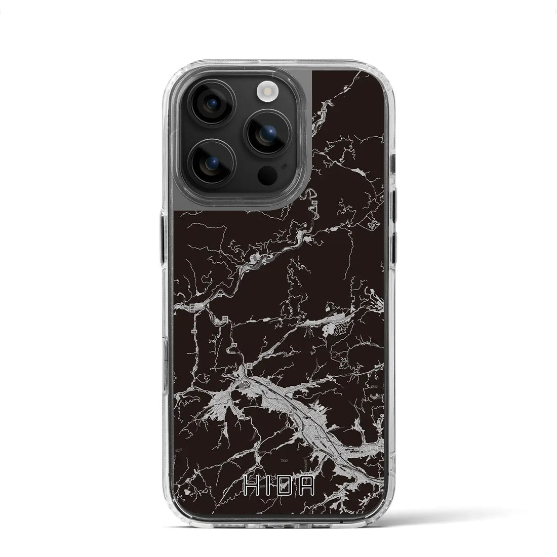 【飛騨(岐阜県)】地図柄iPhoneケース(MagSafeタイプ)