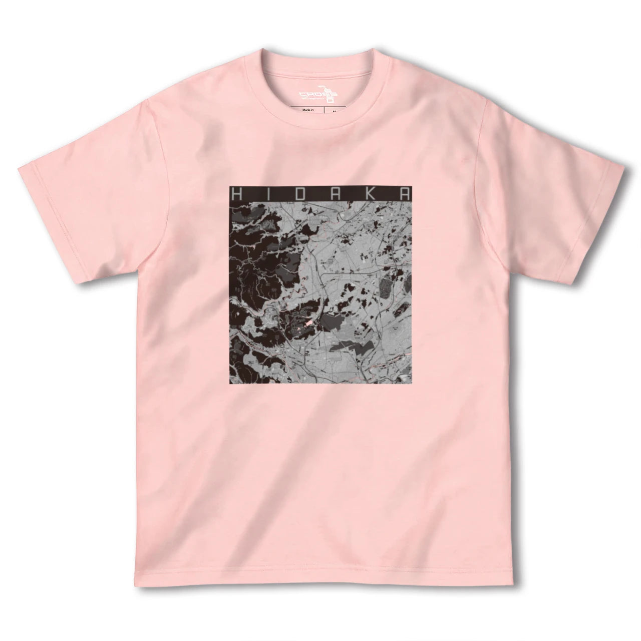 【日高(埼玉県)】地図柄ヘビーウェイトTシャツ
