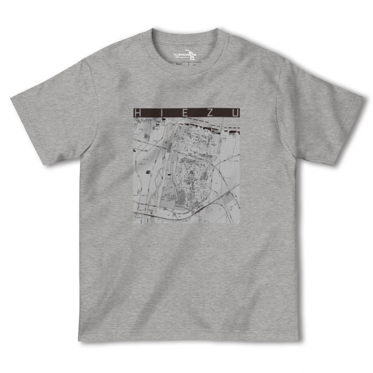 【日吉津(鳥取県)】地図柄ヘビーウェイトTシャツ
