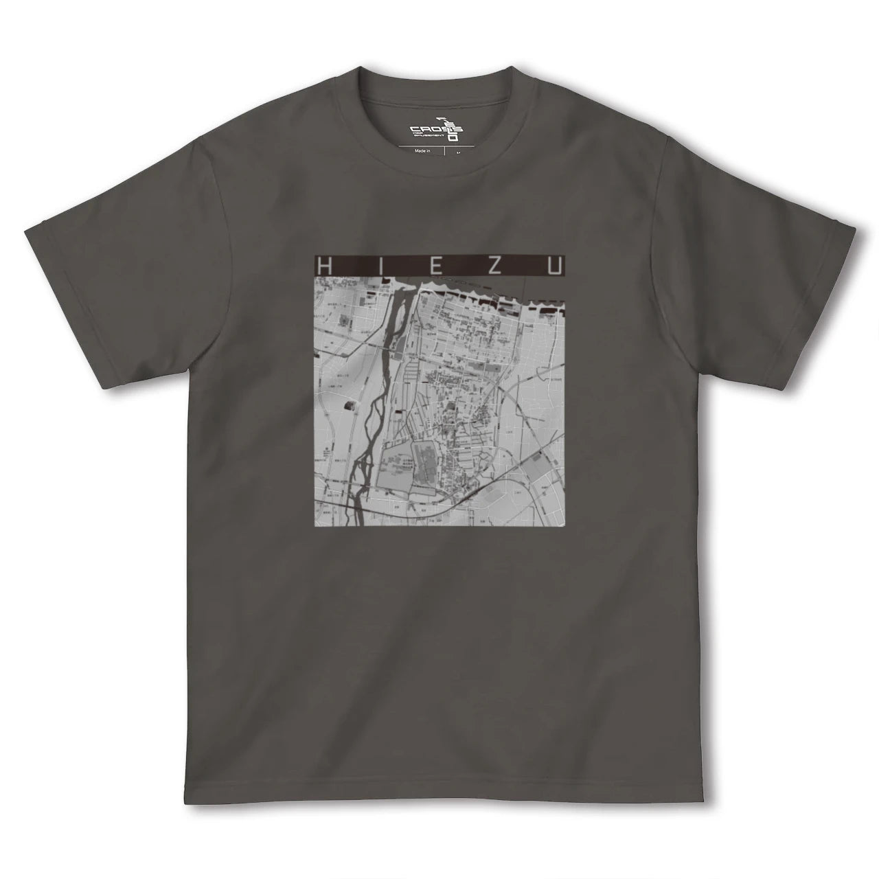 【日吉津(鳥取県)】地図柄ヘビーウェイトTシャツ