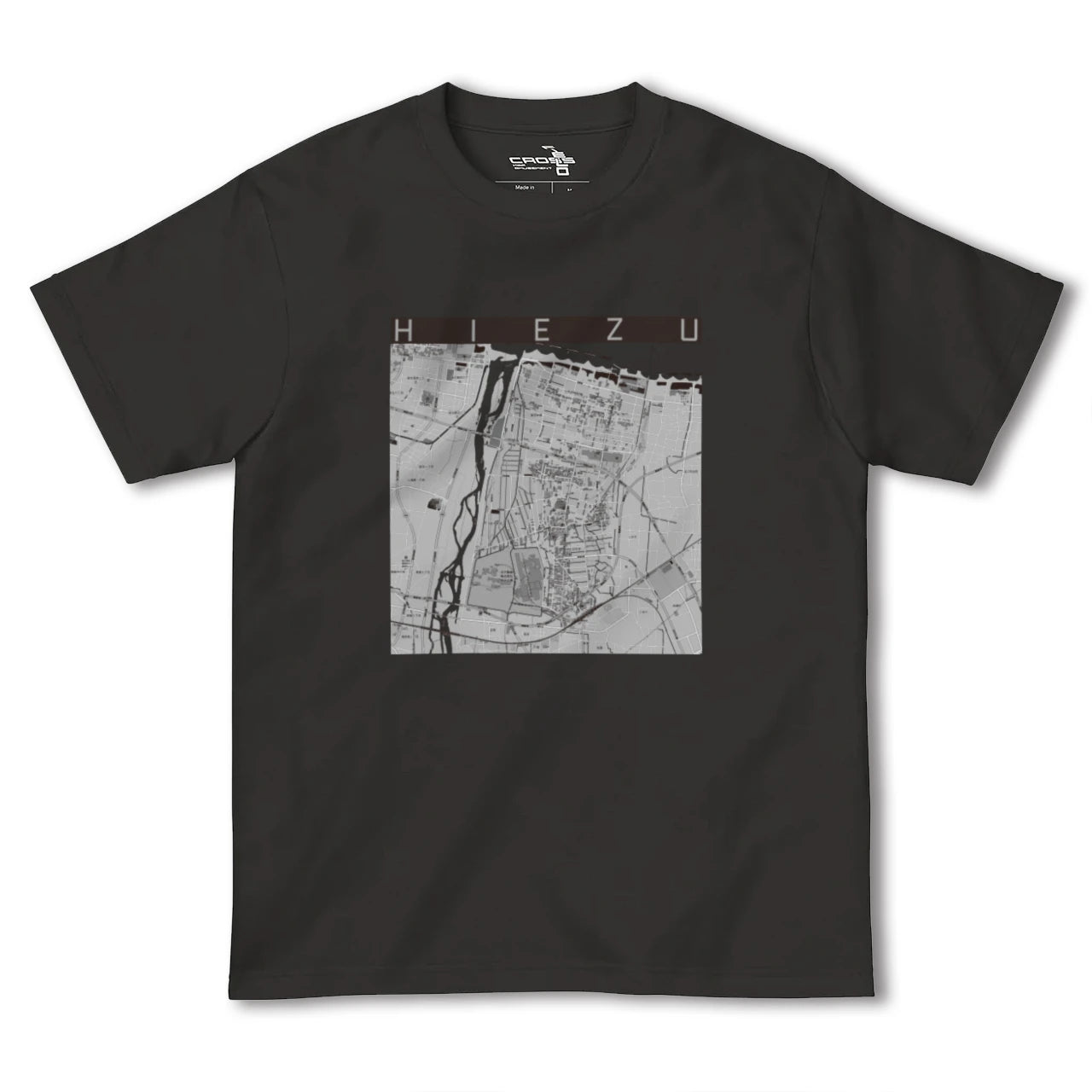 【日吉津(鳥取県)】地図柄ヘビーウェイトTシャツ