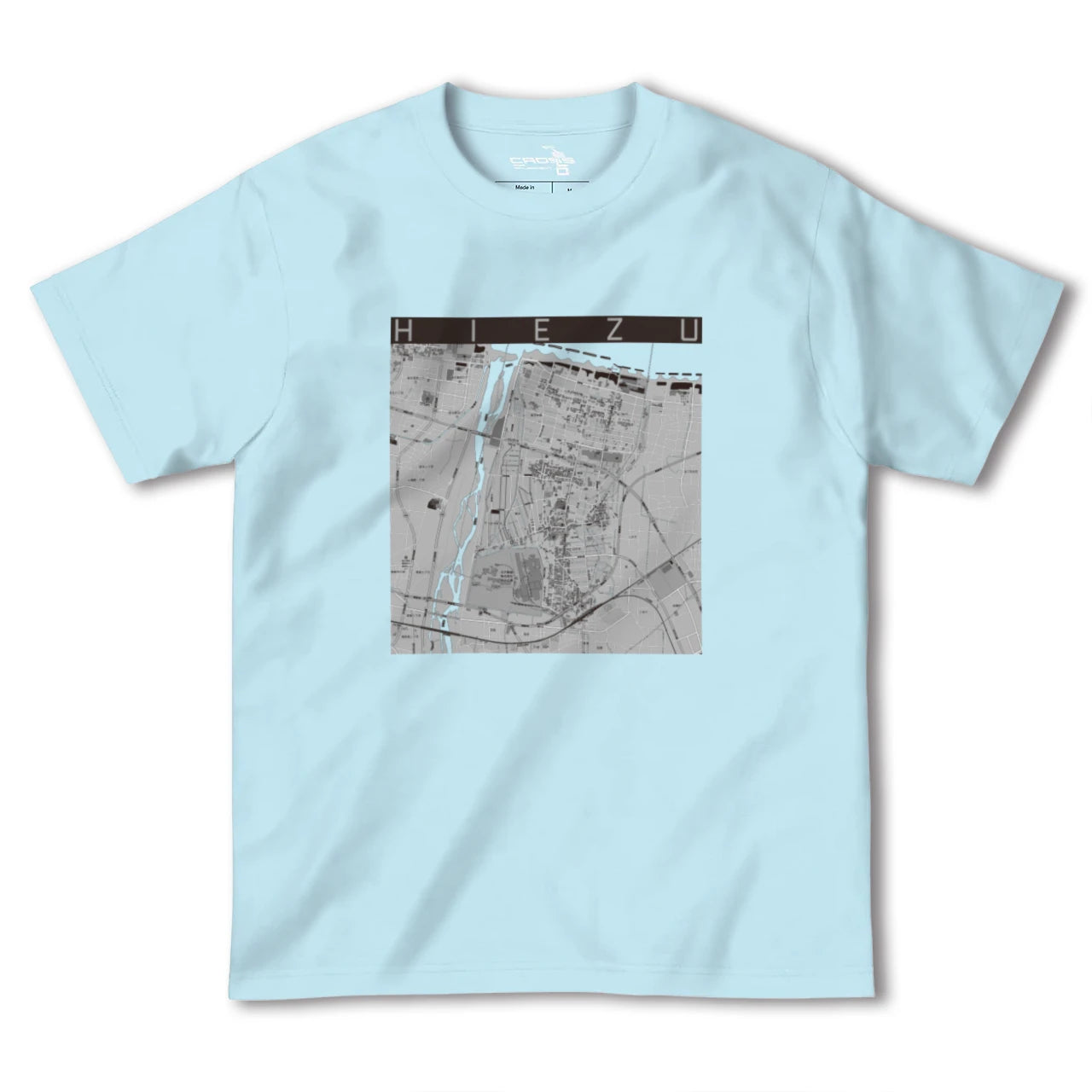 【日吉津(鳥取県)】地図柄ヘビーウェイトTシャツ