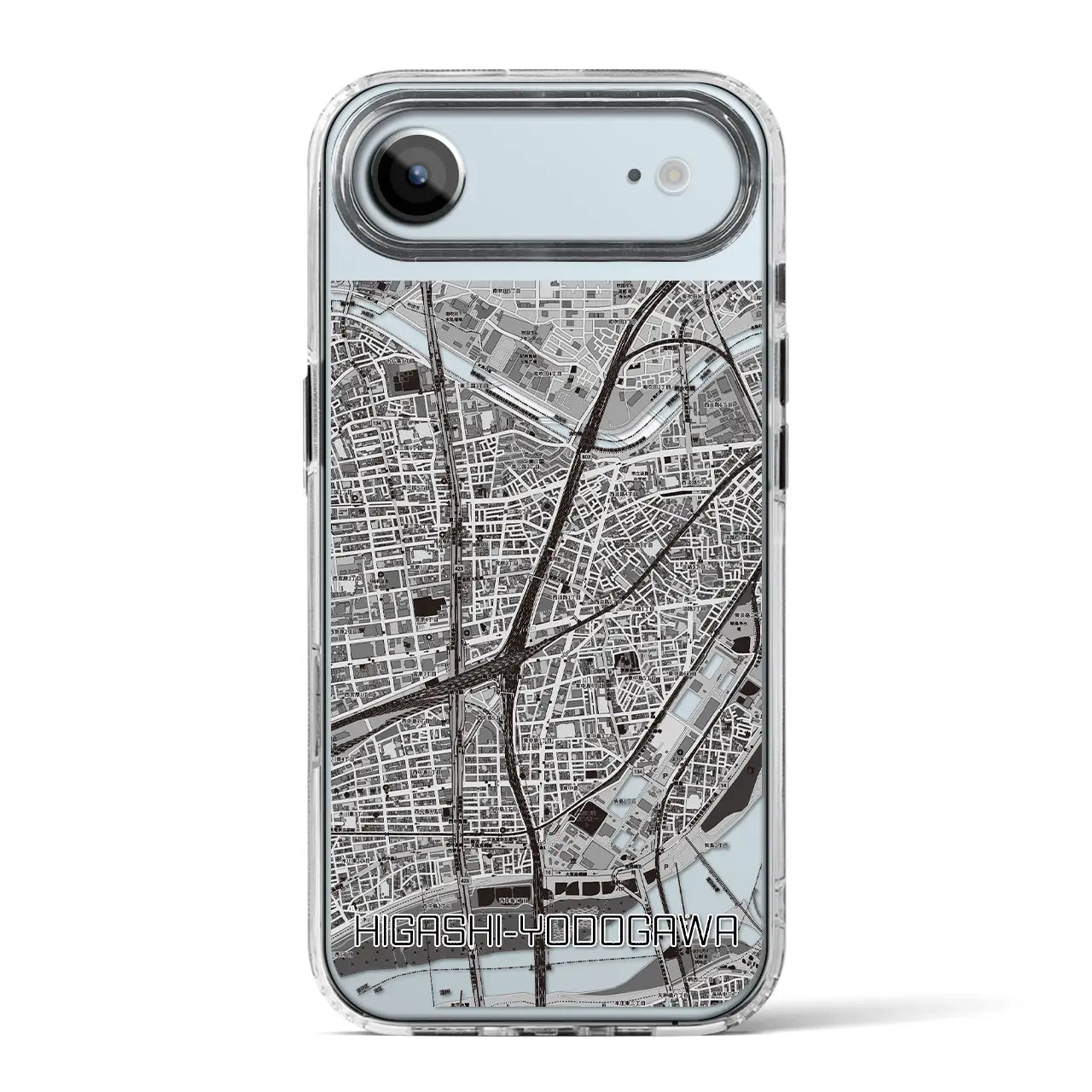 【東淀川(大阪府)】地図柄iPhoneケース(MagSafeタイプ)