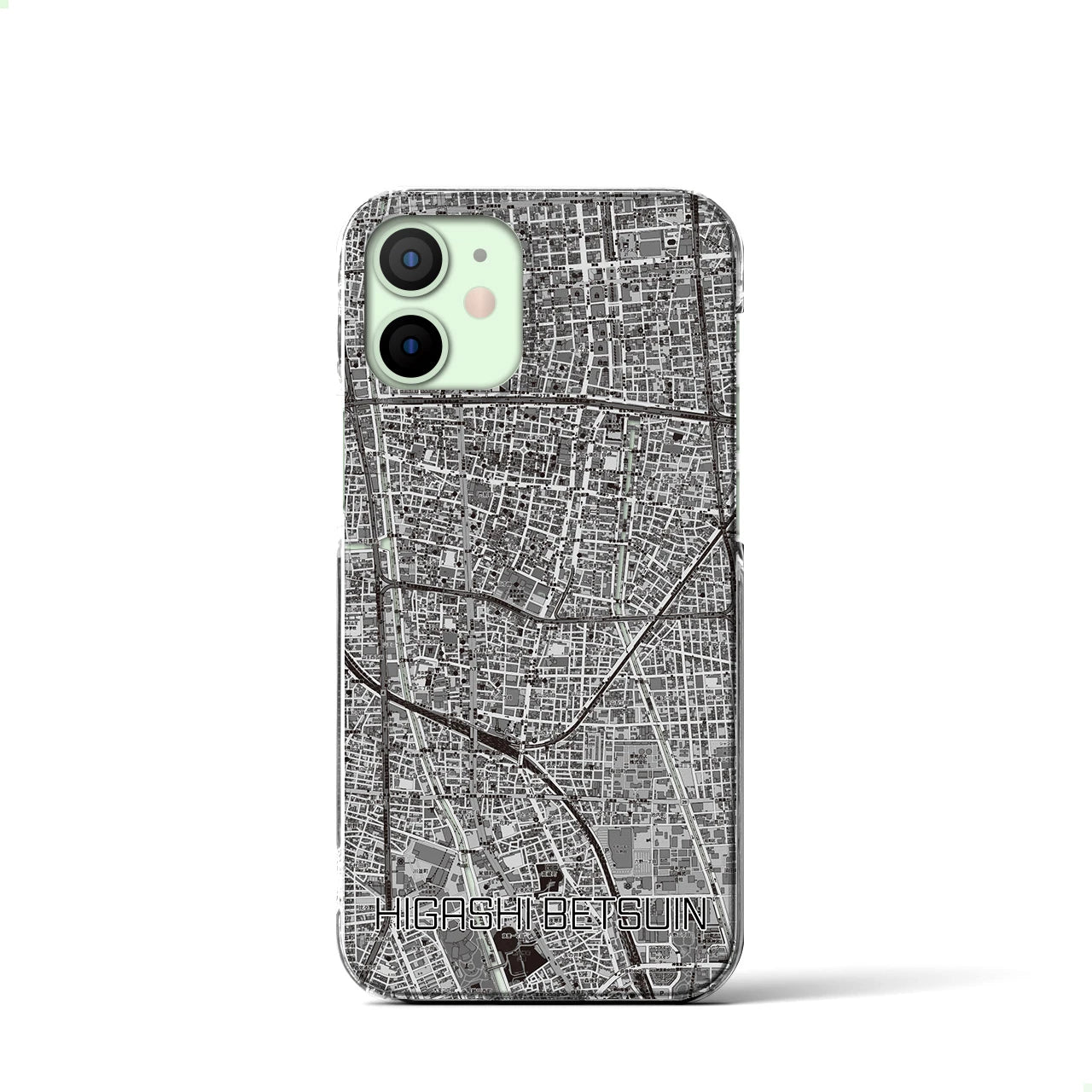 【東別院(愛知県)】地図柄iPhoneケース(クリアタイプ)