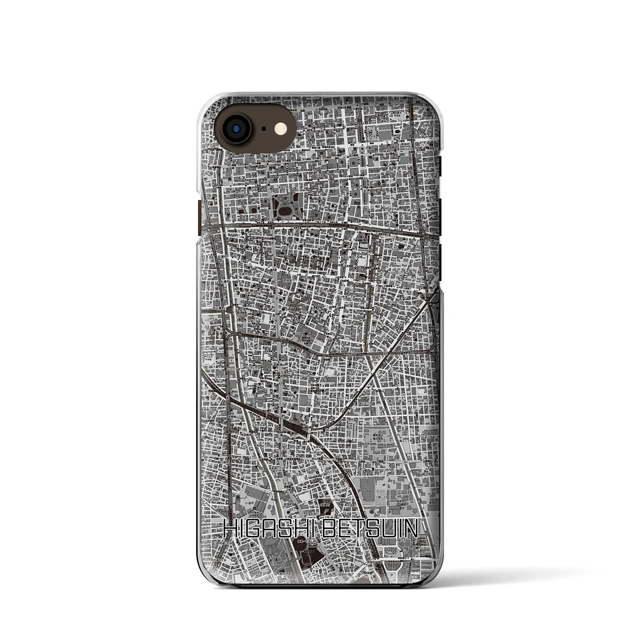 【東別院(愛知県)】地図柄iPhoneケース(クリアタイプ)