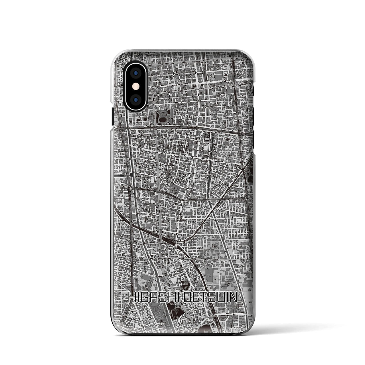 【東別院(愛知県)】地図柄iPhoneケース(クリアタイプ)