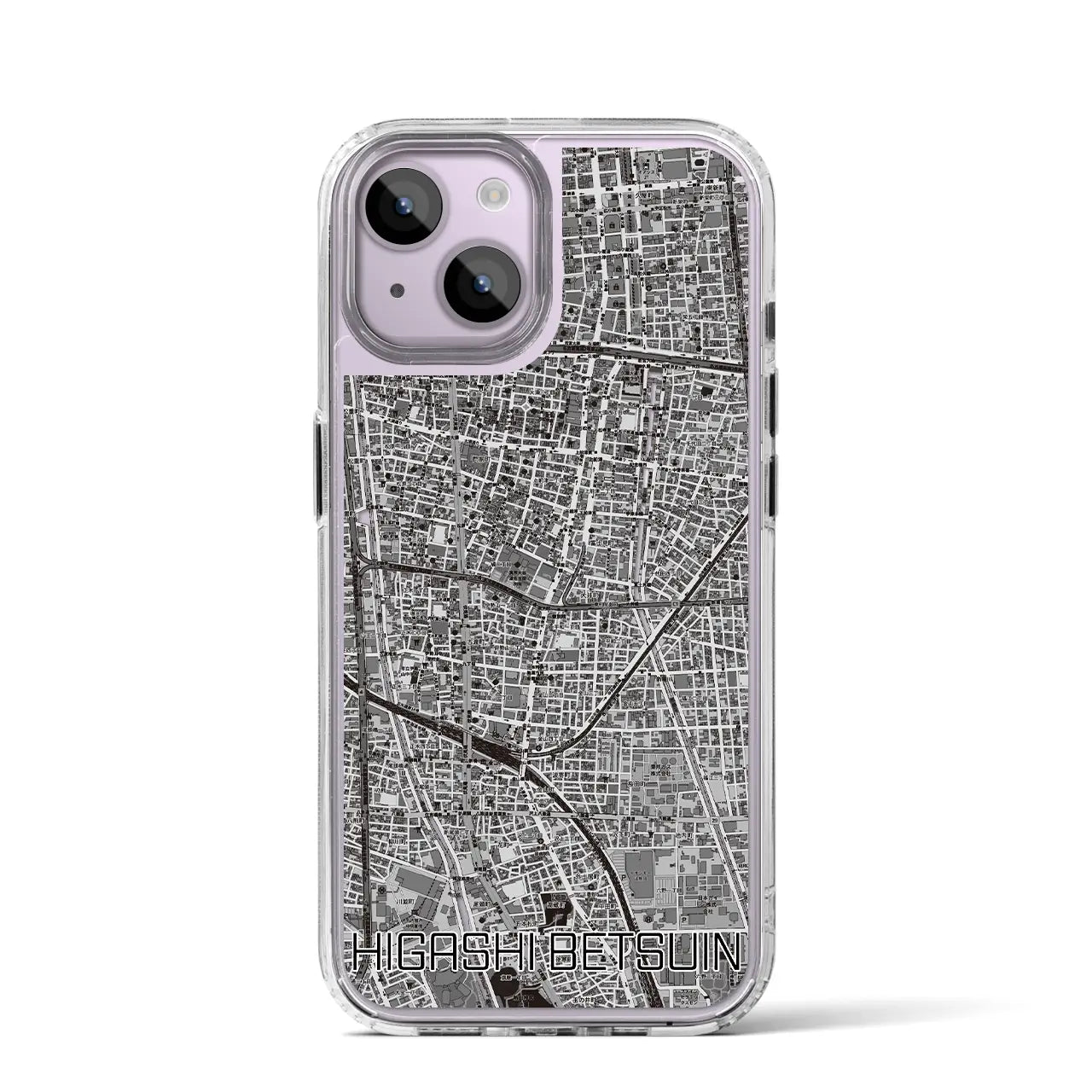 【東別院(愛知県)】地図柄iPhoneケース(MagSafeタイプ)