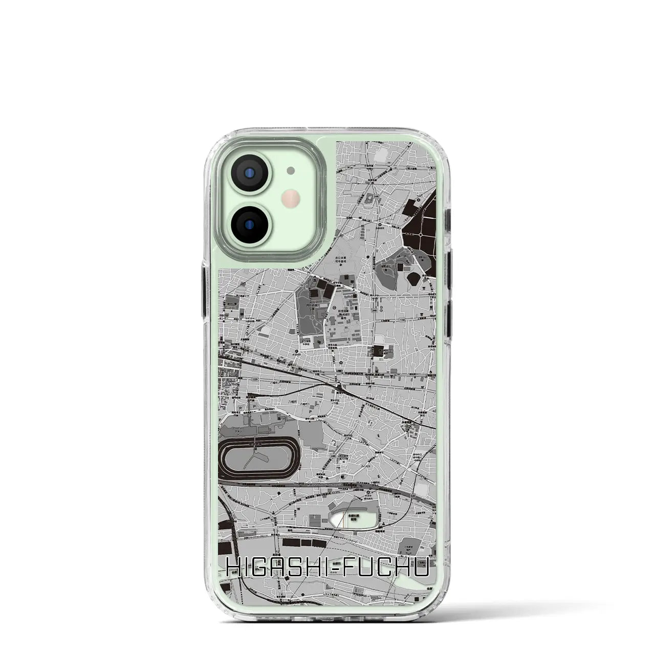 【東府中(東京都)】地図柄iPhoneケース(MagSafeタイプ)