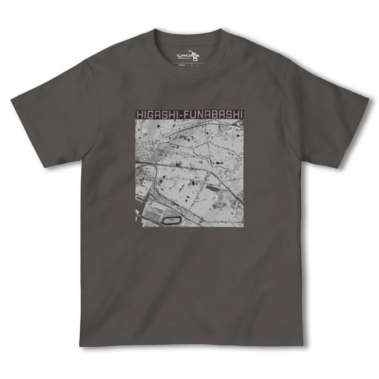 【東船橋(千葉県)】地図柄ヘビーウェイトTシャツ
