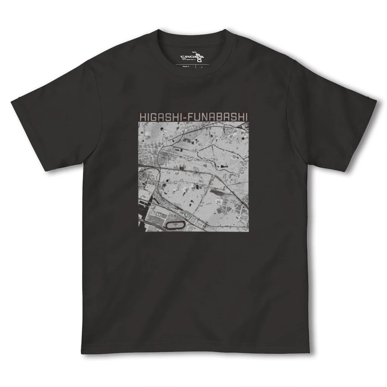 【東船橋(千葉県)】地図柄ヘビーウェイトTシャツ
