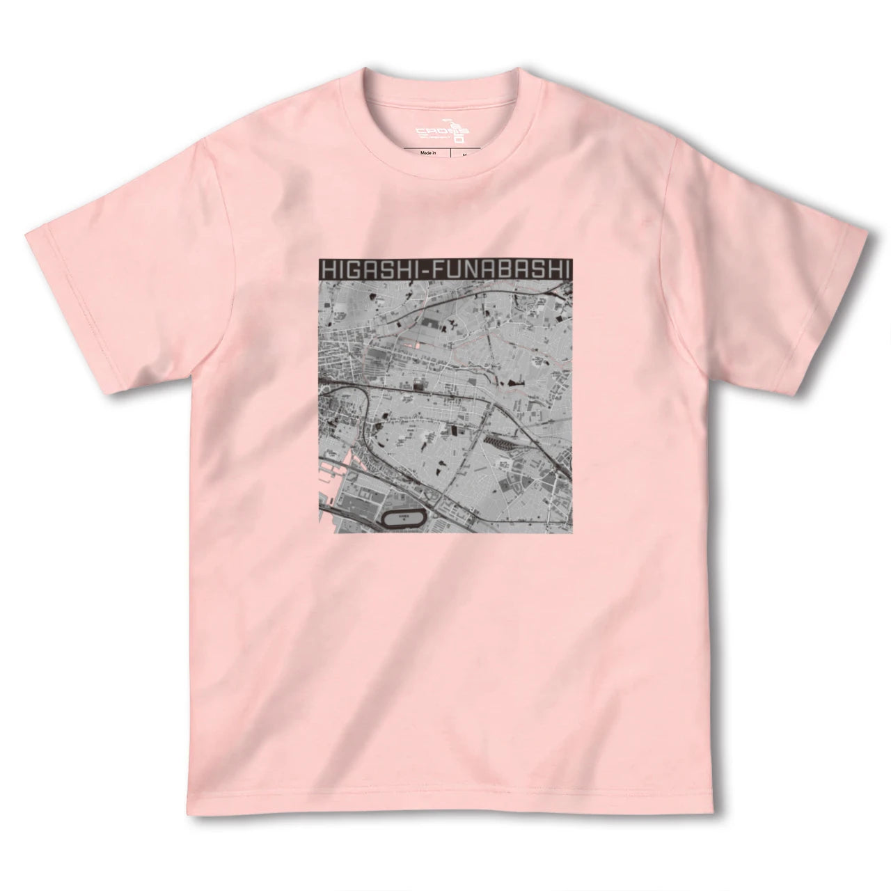 【東船橋(千葉県)】地図柄ヘビーウェイトTシャツ