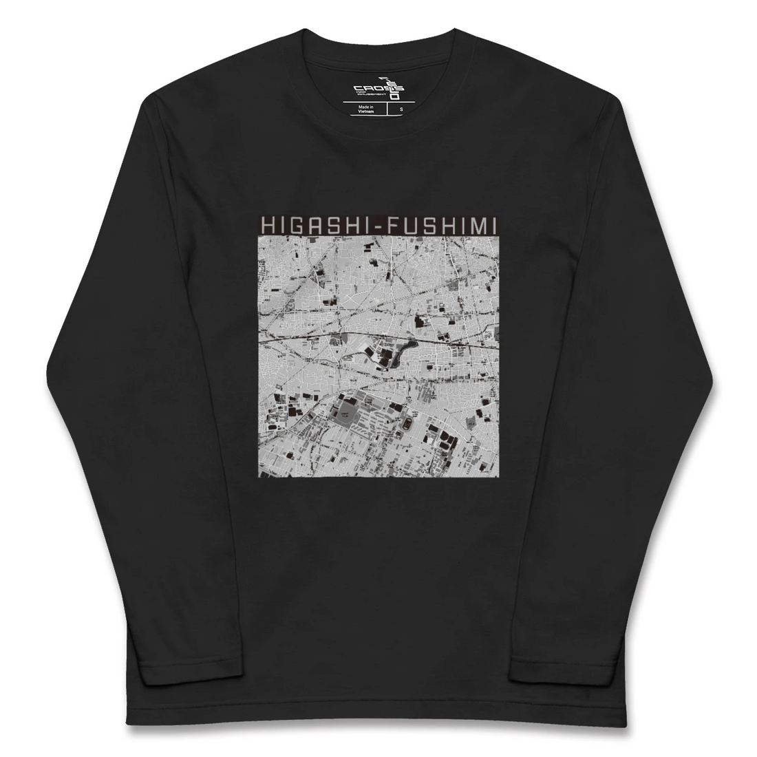 【東伏見(東京都)】地図柄ロングスリーブTシャツ