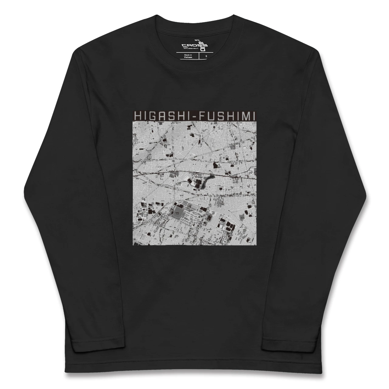 【東伏見(東京都)】地図柄ロングスリーブTシャツ