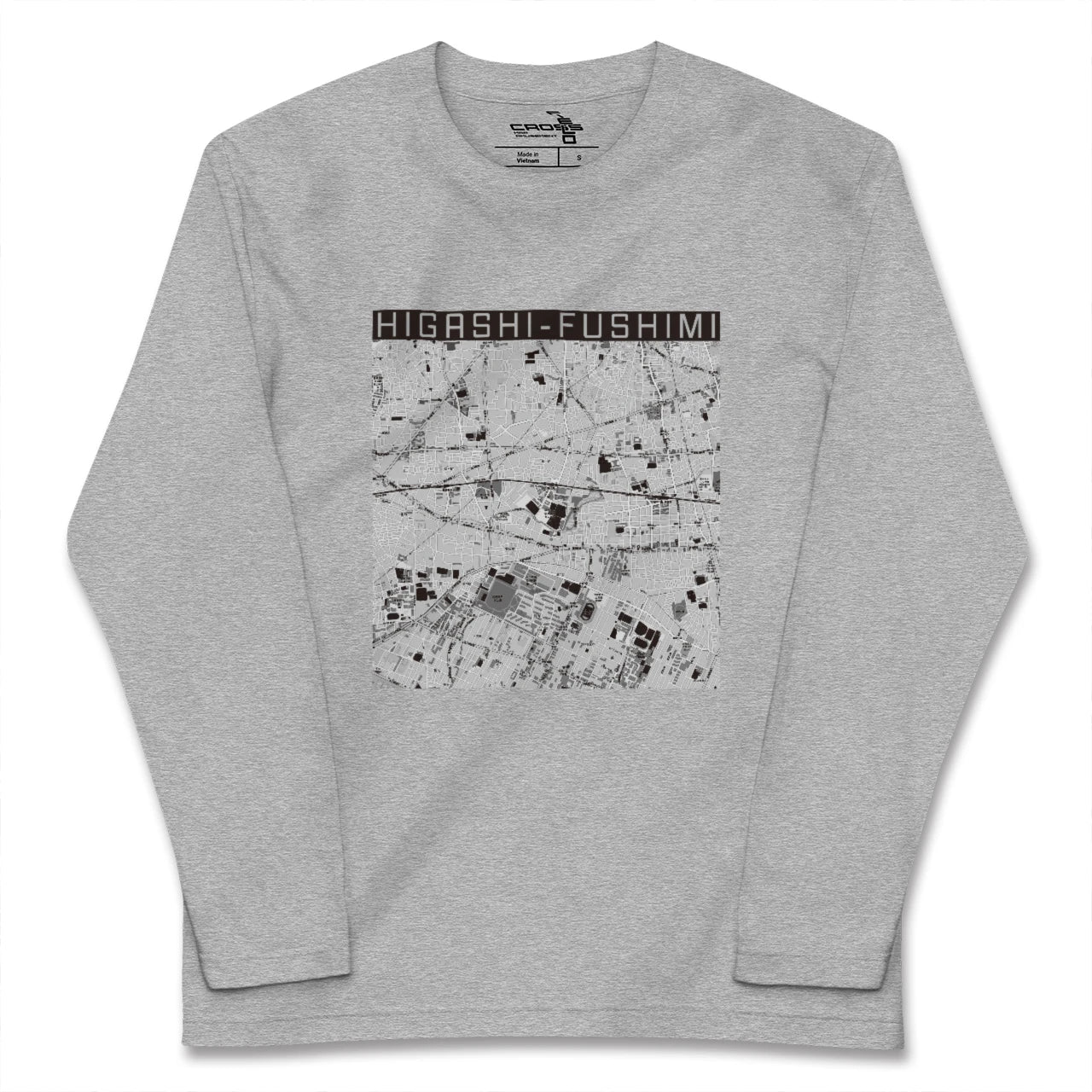 【東伏見(東京都)】地図柄ロングスリーブTシャツ