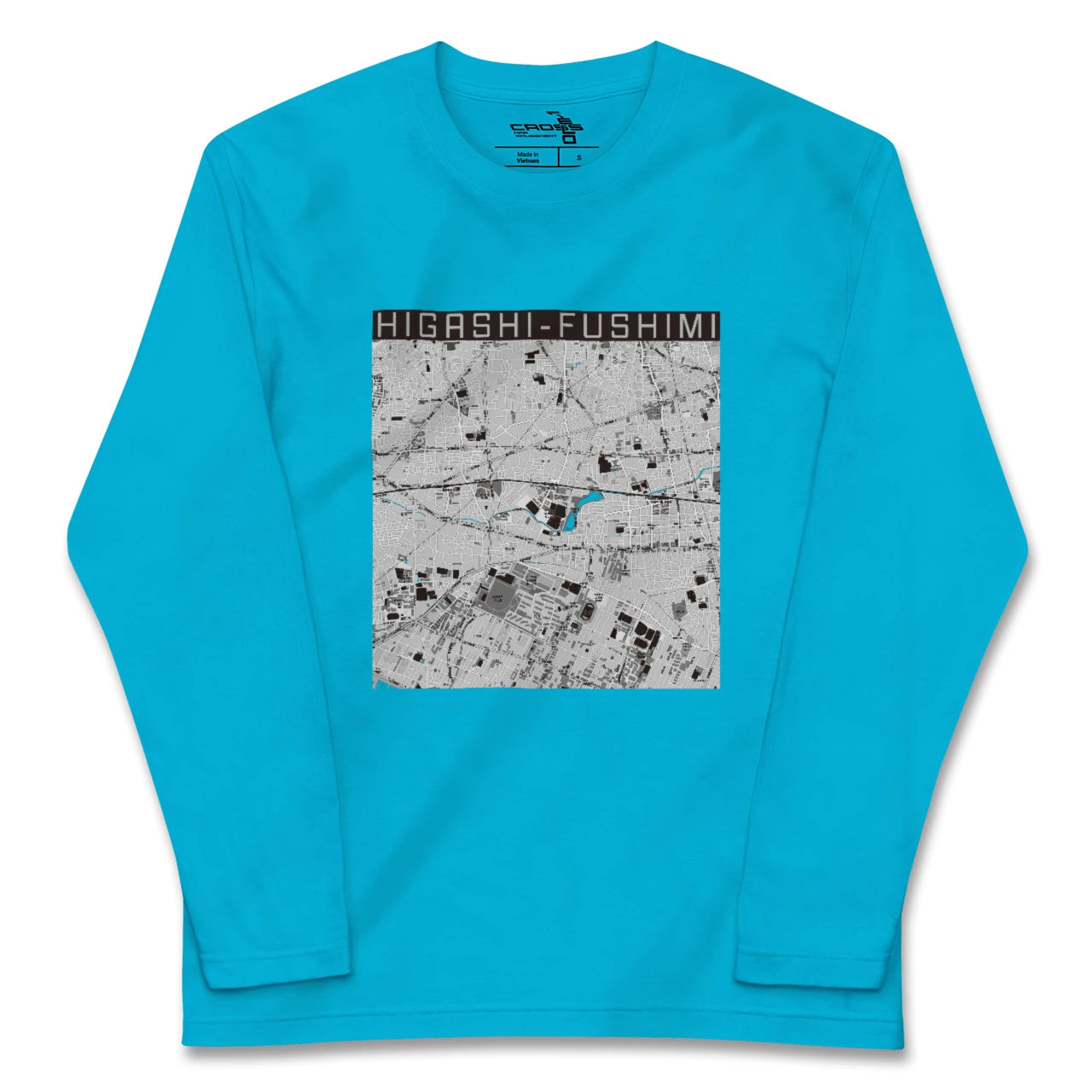【東伏見(東京都)】地図柄ロングスリーブTシャツ