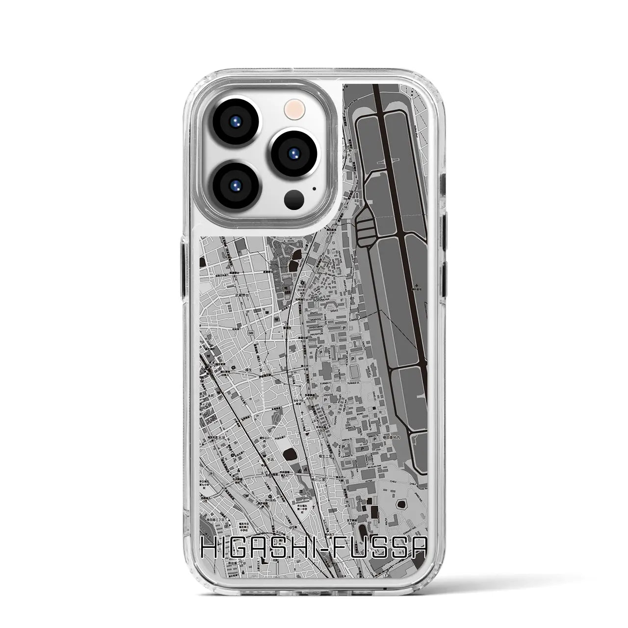 【東福生(東京都)】地図柄iPhoneケース(MagSafeタイプ)