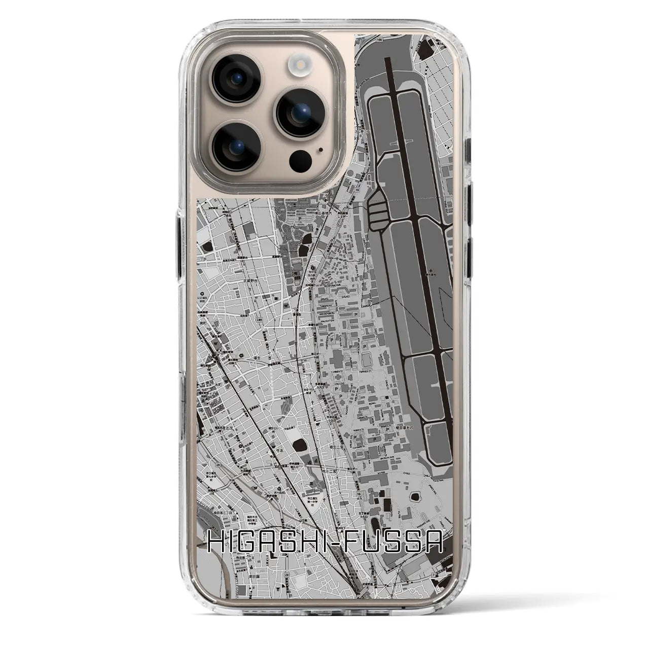 【東福生(東京都)】地図柄iPhoneケース(MagSafeタイプ)