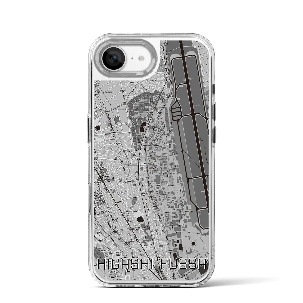 【東福生(東京都)】地図柄iPhoneケース(MagSafeタイプ)